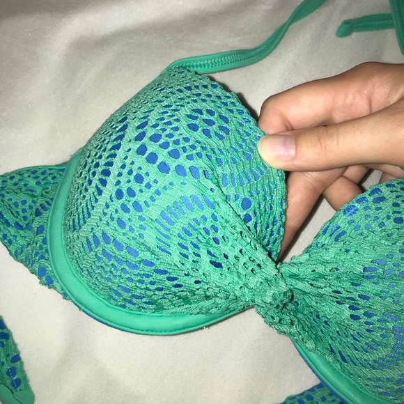 Aerie Crochet Push-up Bikini Top - Picture 2 of 6